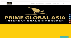 Desktop Screenshot of primeglobalasia.com